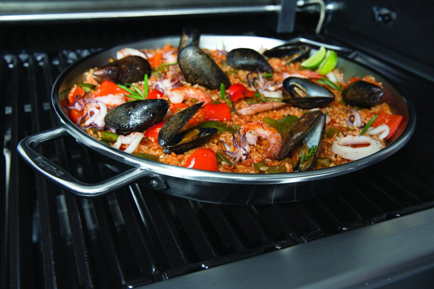 Broil King Paella Pfanne - Edelstahl Ø 35,6 Cm 3 Broil King Paella Pfanne - Edelstahl Ø 35,6 Cm – Bild 3