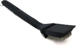 Broil King Holz Grillbürste 47cm Mit Edelstahlborsten + Spritzschutz -Küchengrill Angebote 17025 Broil King Holz Grillbuerste 65225 4