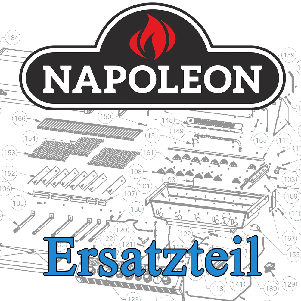 Napoleon Ersatzteil: Gussrost Links TravelQ 285 / PRO285 1 Napoleon Ersatzteil: Gussrost Links TravelQ 285 / PRO285