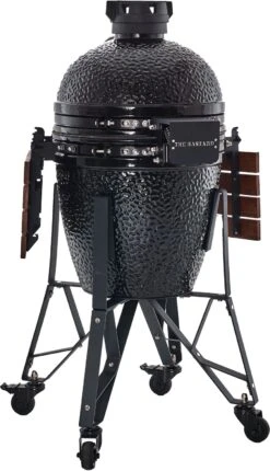 The Bastard Keramikgrill Classic Medium - Complete - Schwarz Glänzend - Modell 2023 -Küchengrill Angebote Bastard Grill Medium Complete Rueckseite BC203