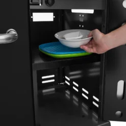 Broil King Regal 490 Black Gasgrill Inkl. Drehspieß - Modell 2023 -Küchengrill Angebote Broil King Regal 490 Unterwagen Ablage