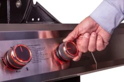 Grillfürst G750G 7-Brenner Doppelkammer - Gasgrill - 1. FC Köln Edition - Gusseisenroste -Küchengrill Angebote Grill Beleuchtung rot Grillfuerst Gasgrill Drehregler