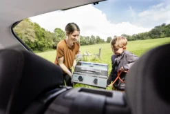 Grillfürst G201E 2-Brenner Gasgrill Portabel V2 - Campinggrill / Balkongrill 50mbar -Küchengrill Angebote Grillfuerst Campinggrill transportabel mobiler Grill