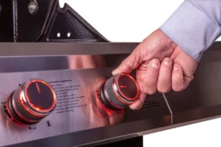 Grillfürst G621G 6-Brenner Edelstahl-Gasgrill - Eintracht Frankfurt Edition - Gusseisenroste -Küchengrill Angebote Grillfuerst Gasgrill G310E Beleuchtete Drehregler