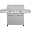 Grillfürst G621G 6-Brenner Edelstahl-Gasgrill Mit Hochtemperaturbrenner, Heckbrenner Und Gusseisen Rosten - X-DEAL Inkl. Zuberhörpaket