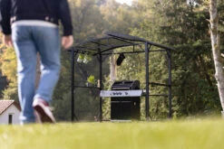 Grillfürst Premium Grillpavillon Aus Stahl Mit Wetterfestem Metalldach Und Ablageflächen -Küchengrill Angebote Grillfuerst Grillpavillon Garten Grillpavillon