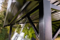 Grillfürst Premium Grillpavillon Aus Stahl Mit Wetterfestem Metalldach Und Ablageflächen -Küchengrill Angebote Grillfuerst Grillpavillon Stahl Streben Detail