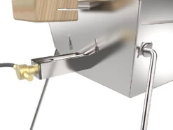 Knister Edelstahl-Gasgrill - Ausziehbarer Kompaktgrill 14 Knister Edelstahl-Gasgrill - Ausziehbarer Kompaktgrill -Küchengrill Angebote Knister Edelstahl Gasgrill Kompaktgrill Gasanschluss Detail