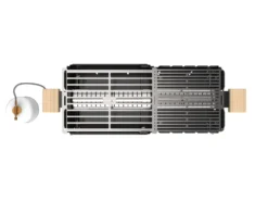 Knister Gasgrill - Ausziehbarer Kompaktgrill -Küchengrill Angebote Knister Gasgril Grillrost im Grill