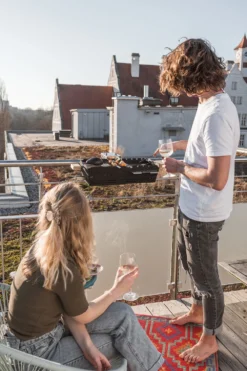 Knister Gasgrill - Ausziehbarer Kompaktgrill -Küchengrill Angebote Knister Gasgrill Balkongrillen