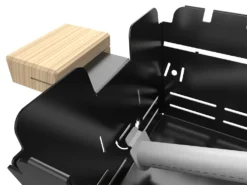 Knister Gasgrill - Ausziehbarer Kompaktgrill -Küchengrill Angebote Knister Gasgrill Brenner einsetzen