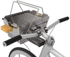 Knister Grill Premium - Ausziehbarer Holzkohle Kompaktgrill -Küchengrill Angebote Knister Premium Fahrrad