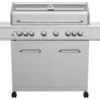 Grillfürst G621E 6-Brenner Edelstahl-Gasgrill - 1. FC Köln Edition - Edelstahlroste
