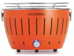 LotusGrill S - Holzkohle Tischgrill - Mandarineorange Inkl. Tasche