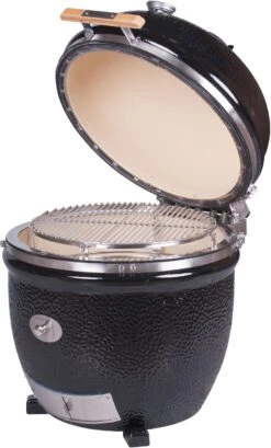 Monolith Grill LeCHEF BBQ GURU - PRO-Serie 2.0 Schwarz - OHNE Gestell Und Seitentische - Inkl. UltraQ Controller Set -Küchengrill Angebote Monolith Keramik Grill BBQ Guru Le Chef PRO Serie 2 0 129031 3 1688034762