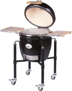 Monolith Grill CLASSIC BBQ GURU - PRO-Serie 2.0 Schwarz - MIT Gestell Und Seitentischen - Inkl. DynaQ Controller Set -Küchengrill Angebote Monolith Keramik Grill Classic PRO Serie 2 0 129001 black 6