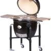 Monolith Grill LeCHEF PRO-Serie 2.0 Schwarz - MIT Gestell Und Seitentischen