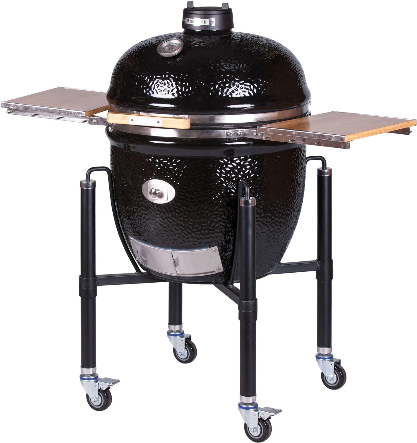 Monolith Grill LeCHEF PRO-Serie 2.0 Schwarz - MIT Gestell Und Seitentischen 2 Monolith Grill LeCHEF PRO-Serie 2.0 Schwarz - MIT Gestell Und Seitentischen – Bild 2