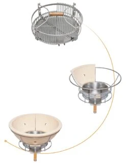 Monolith Grill LeCHEF PRO-Serie 2.0 Schwarz - MIT Gestell Und Seitentischen 10 Monolith Grill LeCHEF PRO-Serie 2.0 Schwarz - MIT Gestell Und Seitentischen -Küchengrill Angebote Monolith Pro Serie SGS Grillrost System 3