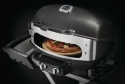 Napoleon Drehspieß / Rotisserie Heavy Duty Mit Ofeneinsatz Für TravelQ Gasgrill -Küchengrill Angebote Napoleon 69282 TQ PRO285 Rotisserie InUse Pizza