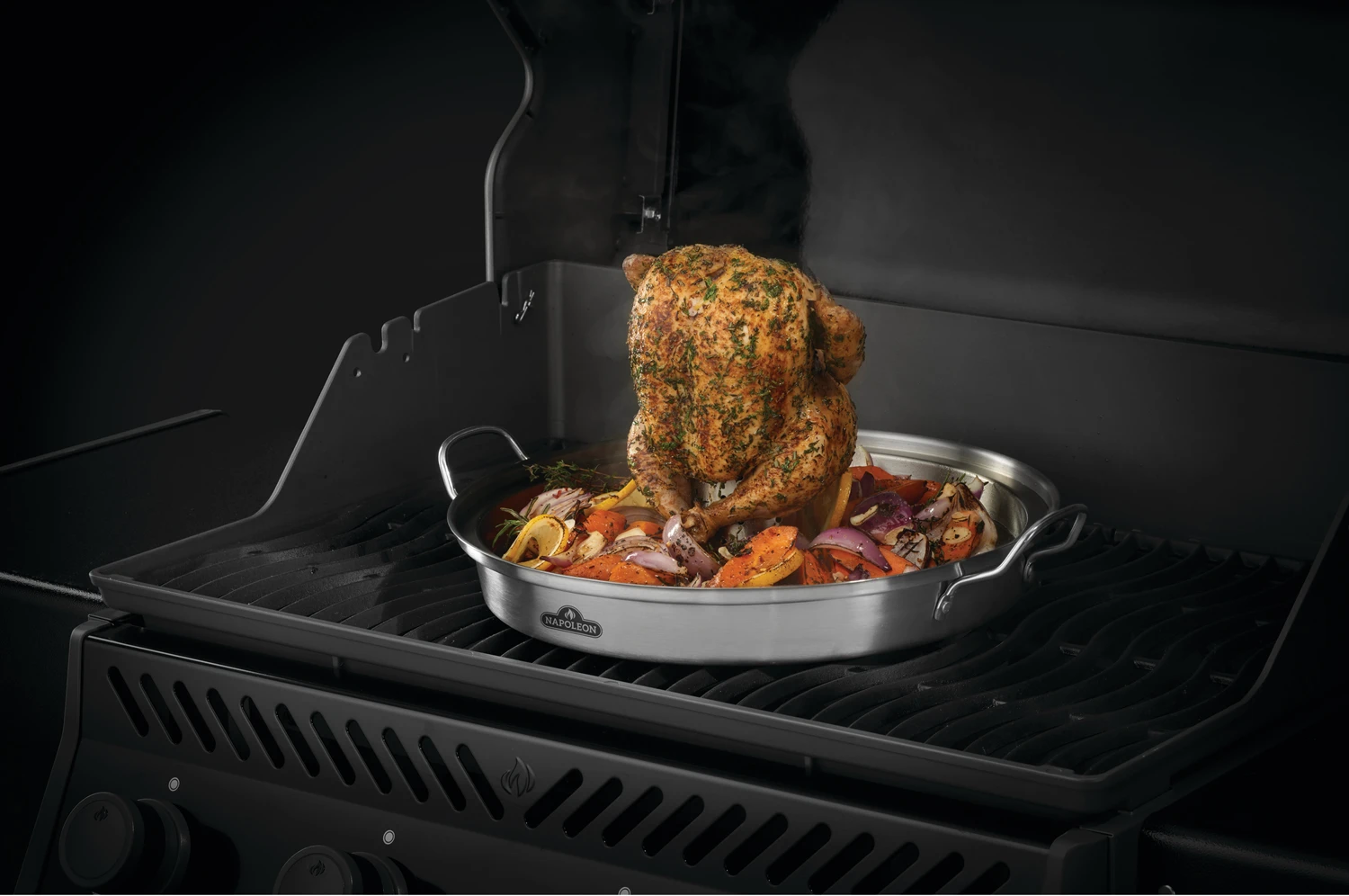 Napoleon PRO Edelstahl Hähnchenbräter / Hähnchenhalter 3in1 3 Napoleon PRO Edelstahl Hähnchenbräter / Hähnchenhalter 3in1 – Bild 3