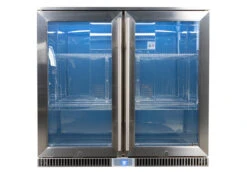 Napoleon Outdoor - Kühlschrank, 210 Liter, 2-türig Mit Doppelverglasung Und LED Beleuchtung - Wasserdicht Nach IP24 -Küchengrill Angebote Napoleon Outdoor Kueche Kuehlschrank leer beleuchtet