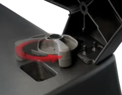 Napoleon TravelQ PRO285 Kompakt Gasgrill Schwarz Mit Untergestell - Modell 2023 -Küchengrill Angebote Napoleon TravelQ Pro285 Gasgrill Untergestell Verriegelung