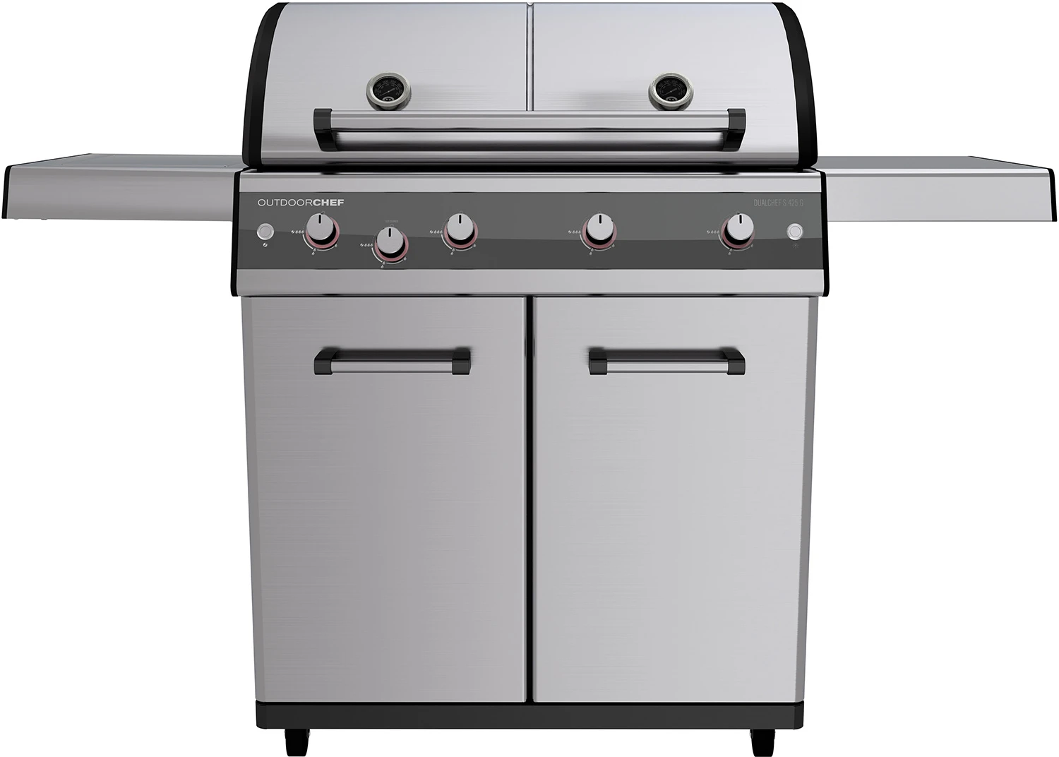Outdoorchef Dualchef S 425 G Edelstahl Gasgrill Mit Seitenkocher + BLAZING ZONE Infrarotbrenner 1 Outdoorchef Dualchef S 425 G Edelstahl Gasgrill Mit Seitenkocher + BLAZING ZONE Infrarotbrenner