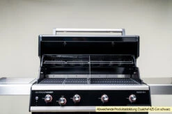 Outdoorchef Dualchef S 425 G Edelstahl Gasgrill Mit Seitenkocher + BLAZING ZONE Infrarotbrenner 39 Outdoorchef Dualchef S 425 G Edelstahl Gasgrill Mit Seitenkocher + BLAZING ZONE Infrarotbrenner -Küchengrill Angebote Outdoorchef Dualchef S 425 G geteilter Garraum