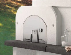 Palazzetti Grillkamin Bastia Mit Pizzaofen Inkl. Montagematerial -Küchengrill Angebote Palazzetti Grillkamin Bastia Backofen Edelstahl