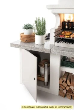 Palazzetti Grillkamin Glasgow 3 Inkl. Montagematerial -Küchengrill Angebote Palazzetti Grillkamin Glasgow mit Tuer