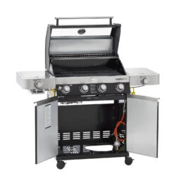 Rösle Gasgrill Videro G4-S VARIO+ Schwarz - Modell 2023 - X-DEAL Inkl. Abdeckhaube Und Grillplatte -Küchengrill Angebote Roesle 2021 Videro G4 S Vario Grillrost 25524