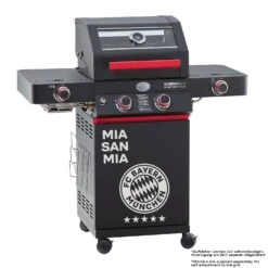 Rösle Videro G2-S VARIO+ Schwarz Gasgrill - FC Bayern Edition -Küchengrill Angebote Roesle FC Bayern Grill Videro G2 S Aufkleber