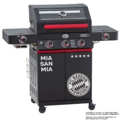 Rösle Videro G3-S VARIO+ Schwarz Gasgrill - FC Bayern Edition -Küchengrill Angebote Roesle FC Bayern Grill Videro G3 S Aufkleber 1
