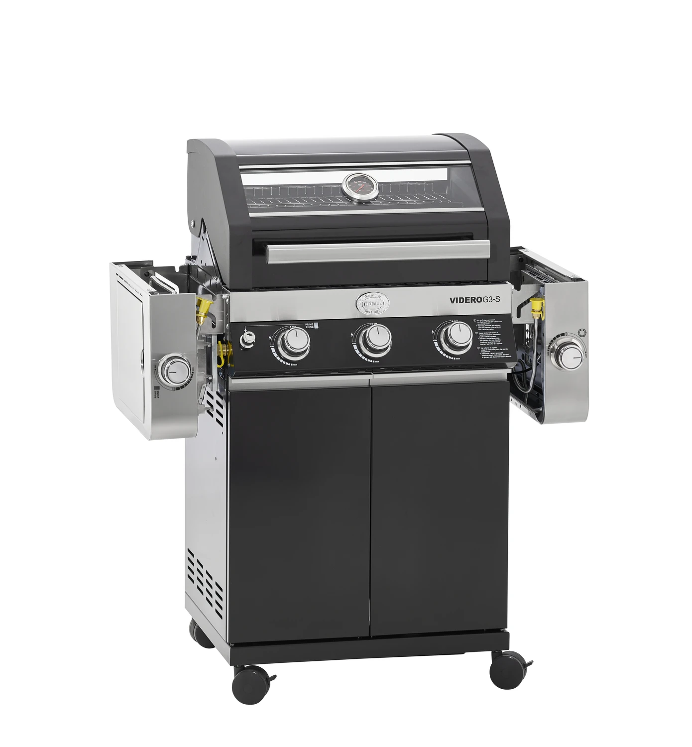 Rösle Gasgrill Videro G3-S VARIO+ Schwarz - Modell 2023 - X-DEAL Inkl. Abdeckhaube, Grillplatte Und Drehspieß 8 Rösle Gasgrill Videro G3-S VARIO+ Schwarz - Modell 2023 - X-DEAL Inkl. Abdeckhaube, Grillplatte Und Drehspieß – Bild 8