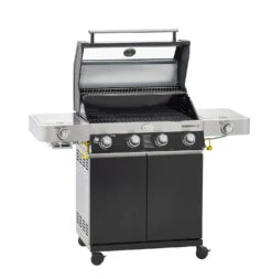 Rösle Gasgrill Videro G4-S VARIO+ Schwarz - Modell 2023 - X-DEAL Inkl. Abdeckhaube Und Grillplatte -Küchengrill Angebote Roesle Videro G4 S Vario 25524 Modell 2021