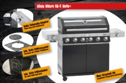 Rösle Gasgrill Videro G6-S VARIO+ - Modell 2023 - X-DEAL Inkl. Abdeckhaube Und Grillplatte -Küchengrill Angebote Roesle Videro G6 S Vario Highlights 1