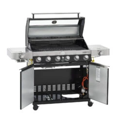 Rösle Gasgrill Videro G6-S VARIO+ - Modell 2023 - X-DEAL Inkl. Abdeckhaube Und Grillplatte -Küchengrill Angebote Roesle Videro G6 S Vario schwarz 25527 Unterschrank 1