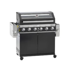 Rösle Gasgrill Videro G6-S VARIO+ - Modell 2023 - X-DEAL Inkl. Abdeckhaube Und Grillplatte -Küchengrill Angebote Roesle Videro G6 S Vario schwarz 25527 klappbar 1