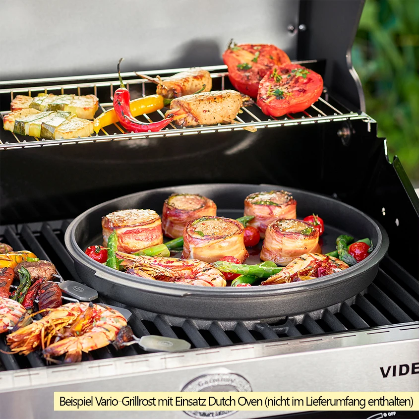 Rösle Gasgrill Videro G3-S VARIO+ Schwarz - Modell 2023 - X-DEAL Inkl. Abdeckhaube, Grillplatte Und Drehspieß 18 Rösle Gasgrill Videro G3-S VARIO+ Schwarz - Modell 2023 - X-DEAL Inkl. Abdeckhaube, Grillplatte Und Drehspieß – Bild 18