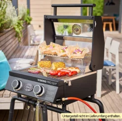 Rösle Gasgrill Videro Pro G2-P Campinggrill -Küchengrill Angebote Rosle Gasgrill Videro PRO G2 P Beispiel mit Untergestell
