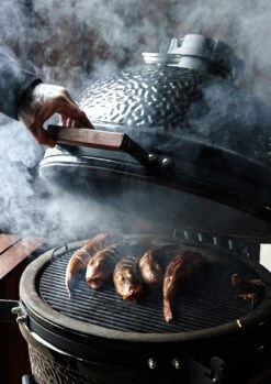 The Bastard Keramikgrill Classic Large - Complete - Schwarz Glänzend - Modell 2023 -Küchengrill Angebote The Bastard Classic Large Keramikgrill Complete