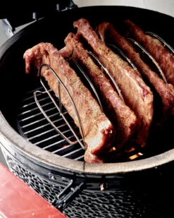 The Bastard Keramikgrill Classic Large - Complete - Schwarz Glänzend - Modell 2023 -Küchengrill Angebote The Bastard Classic Large Keramikgrill Rippchen