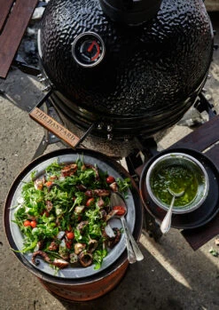 The Bastard Keramikgrill Classic Medium - Complete - Schwarz Glänzend - Modell 2023 -Küchengrill Angebote The Bastard Classic Medium Keramikgrill Deckel 1