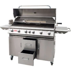 BULL Diablo - Gasgrill Mit Infrarot Backburner Und Rotisserie 10 BULL Diablo - Gasgrill Mit Infrarot Backburner Und Rotisserie -Küchengrill Angebote bull diablo gasgrill seitlich deckel 62648CE